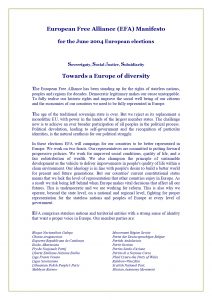 EFA Manifesto - 2004