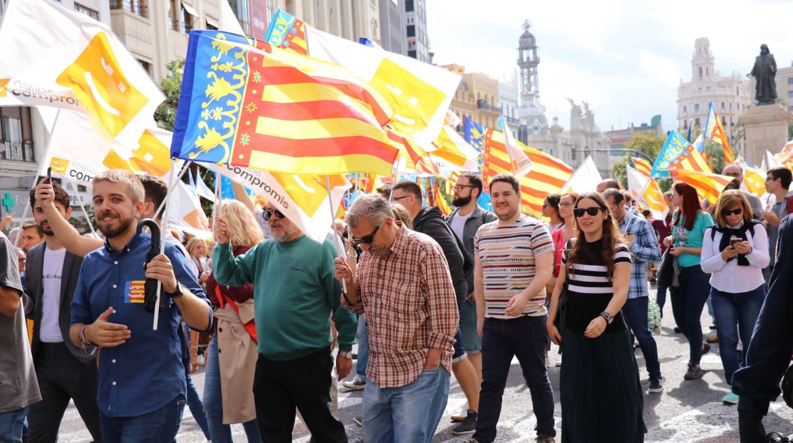 Valencian National Day: Bloc calls for a green transition towards a socially cohesive country