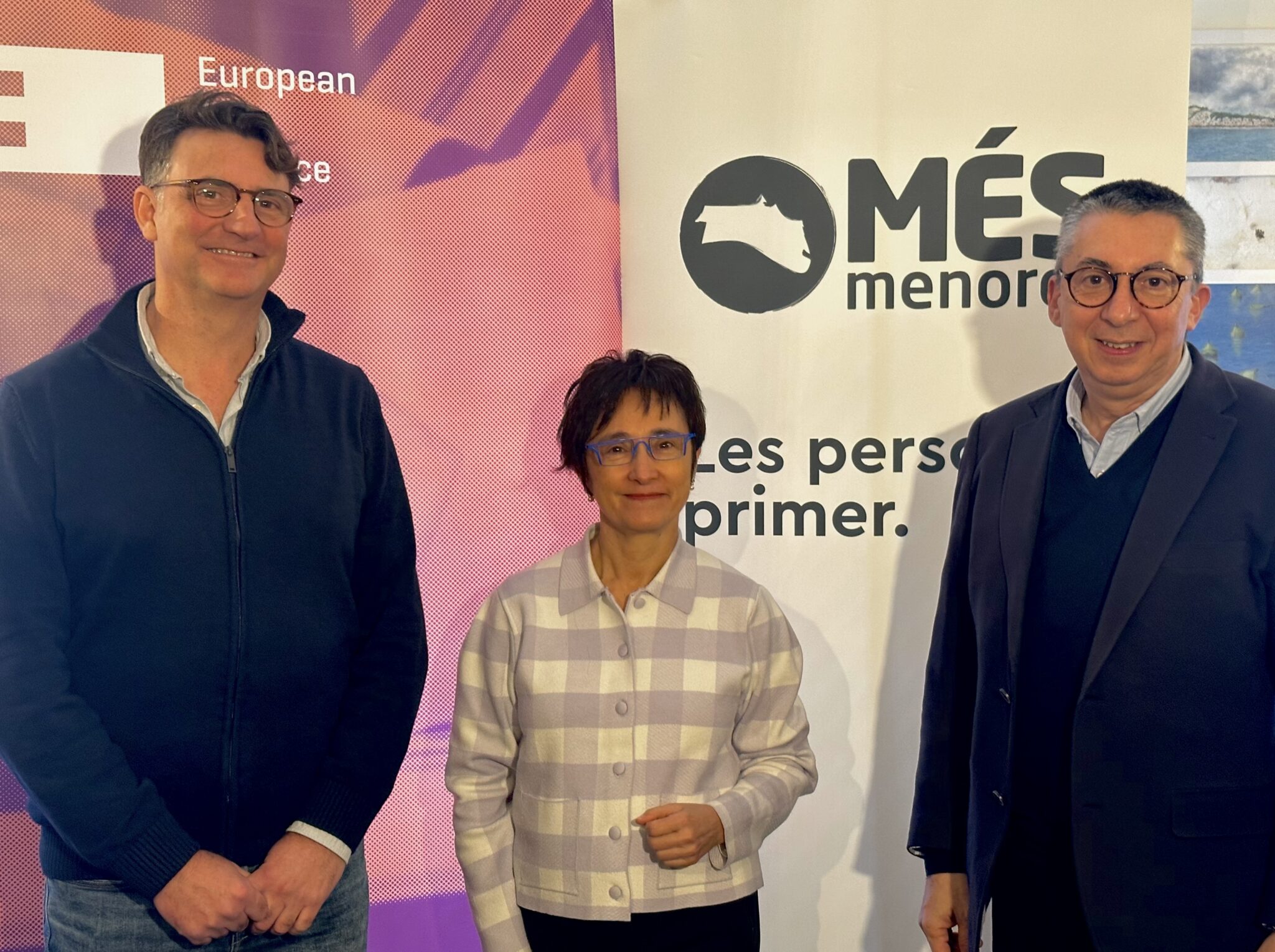 Housing & Economic Diversification are the key topics as EFA President visits Més per Menorca